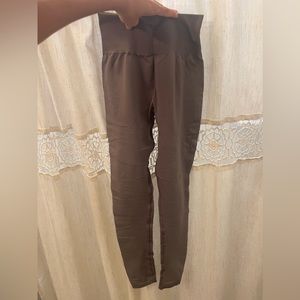 Grey gym shark leggings size small